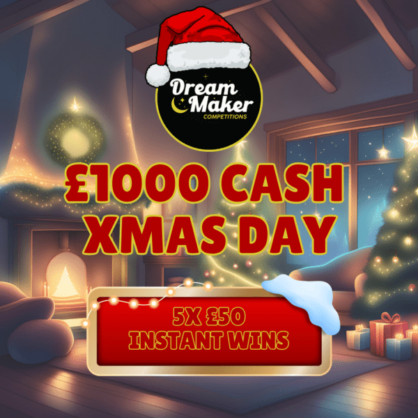 £1000 Cash & Instant wins XMAS Day Auto Draw