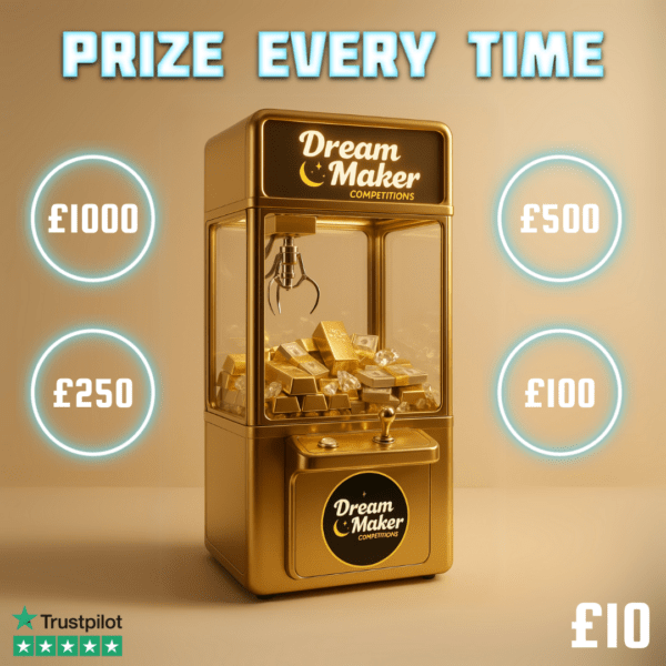 PRIZE EVERY TIME - £34,000 IN PRIZES