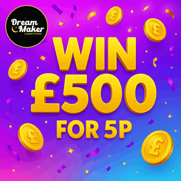 WIN £500 FOR 5P