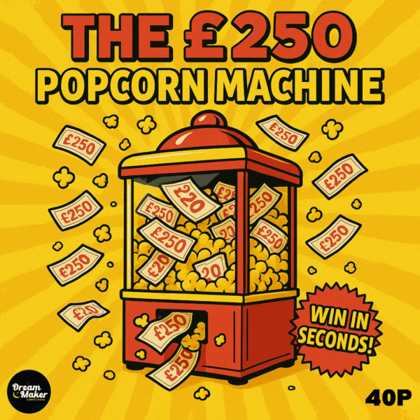 25 Chances to win £250 Instantly!