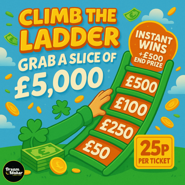 Climb The Ladder - £500 End Prize